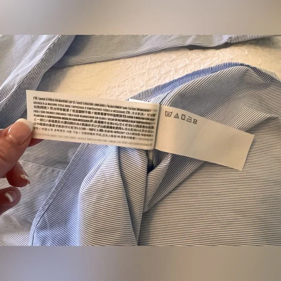 Abercrombie & Fitch Blue Striped Button Down - Picture 11 of 11